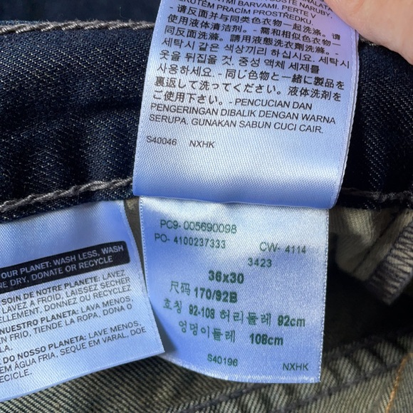 Men’s Levi’s zipper jeans with pockets NWOT - Picture 6 of 7